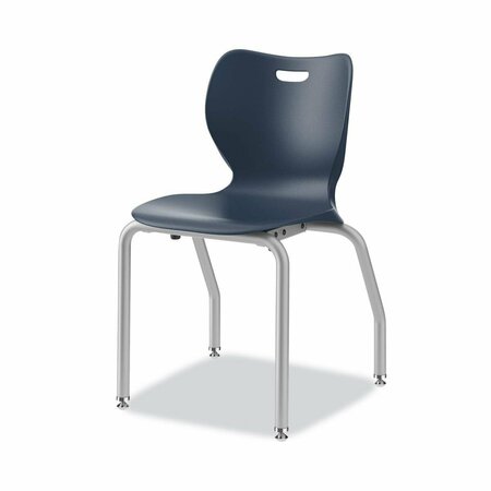 SEATSOLUTIONS Regatta SmartLink Four-Leg Chair, Blue - 4 Count SE3201021